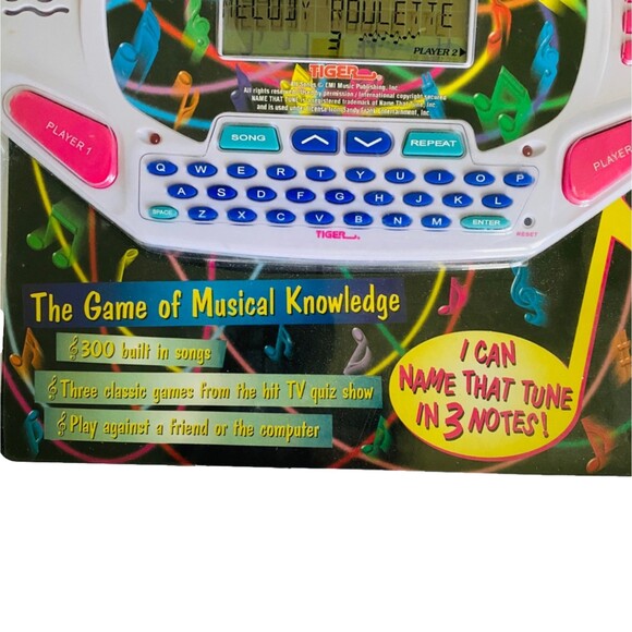New Tiger Electronics Name That Tune Handheld Electronic Game 1997 Sealed - Picture 3 of 3